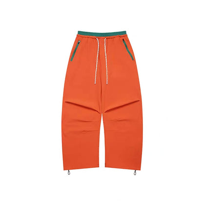 ワンポイントカラー ワイド スポーツパンツ（3Colors）260128