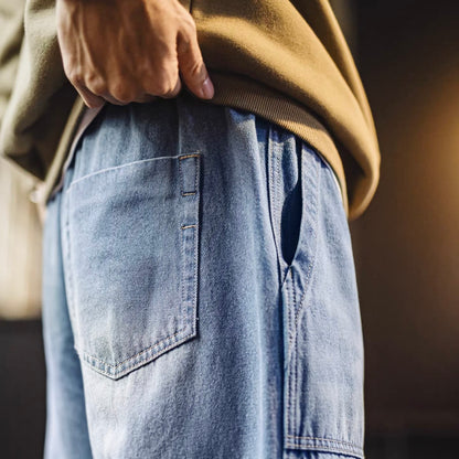 ウエストドローストリング ウォッシュドデニムパンツ（1Color）260087