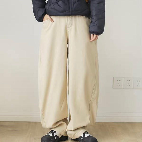 裏起毛 スーパーワイドテーパードパンツ（5Colors）251090