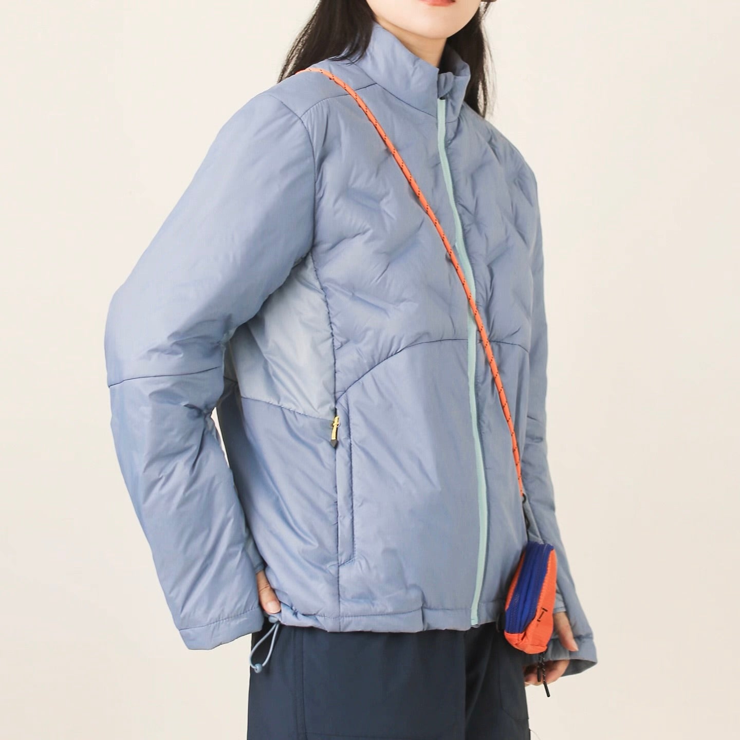 切り替えデザイン ダウンジャケット（4Colors）250923