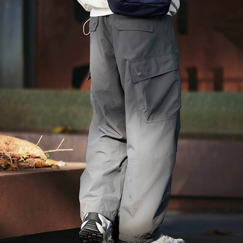 裾ドローコード パラシュートパンツ（3Colors）250916