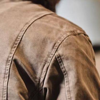 ハイウォッシュ スタンドカラー ジャケット（1Color）260105