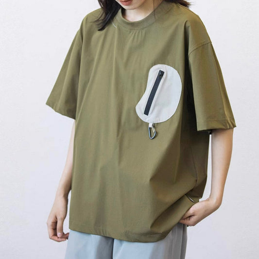 パッチポケット カラビナ付Tシャツ（1Color）250386