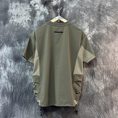 速乾 裾ドローコード スポーツTシャツ（2Colors）250559