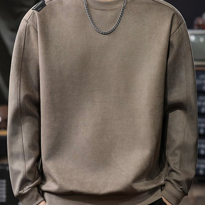 シンプル ロゴ付 スウェットプルオーバー（3Colors）251008