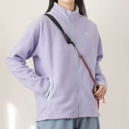 裾ドローコード スタンドカラー フリースジャケット（4Colors）260009