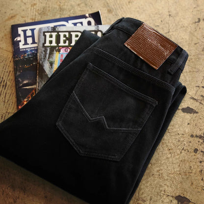 裏起毛 ストレート デニムパンツ（2Colors）250976