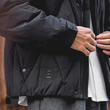 ダイヤ型 スタンドカラー ダウンジャケット（3Colors）251064