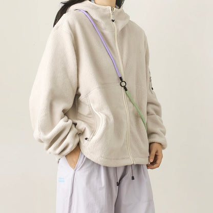 パッチポケット付 フリースフーディー（5Colors）250966