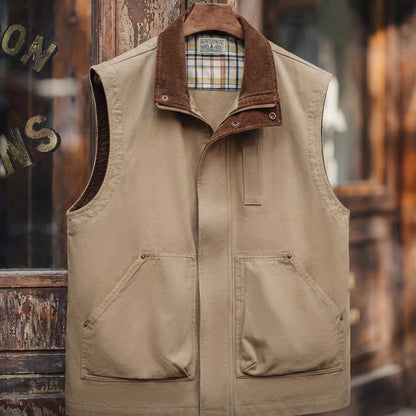 襟コーデュロイ サファリベスト（1Color）260180