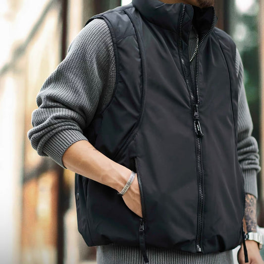 スタンドカラー ダックダウンベスト（2Colors）251059