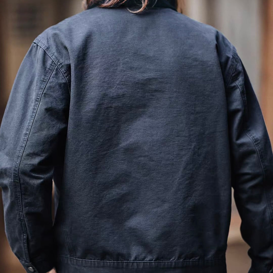 コーデュロイ襟 フルジップ ワークジャケット（1Color）260106