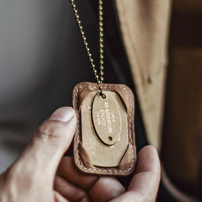 ミリタリー プレート ネックレス（1Color）250915