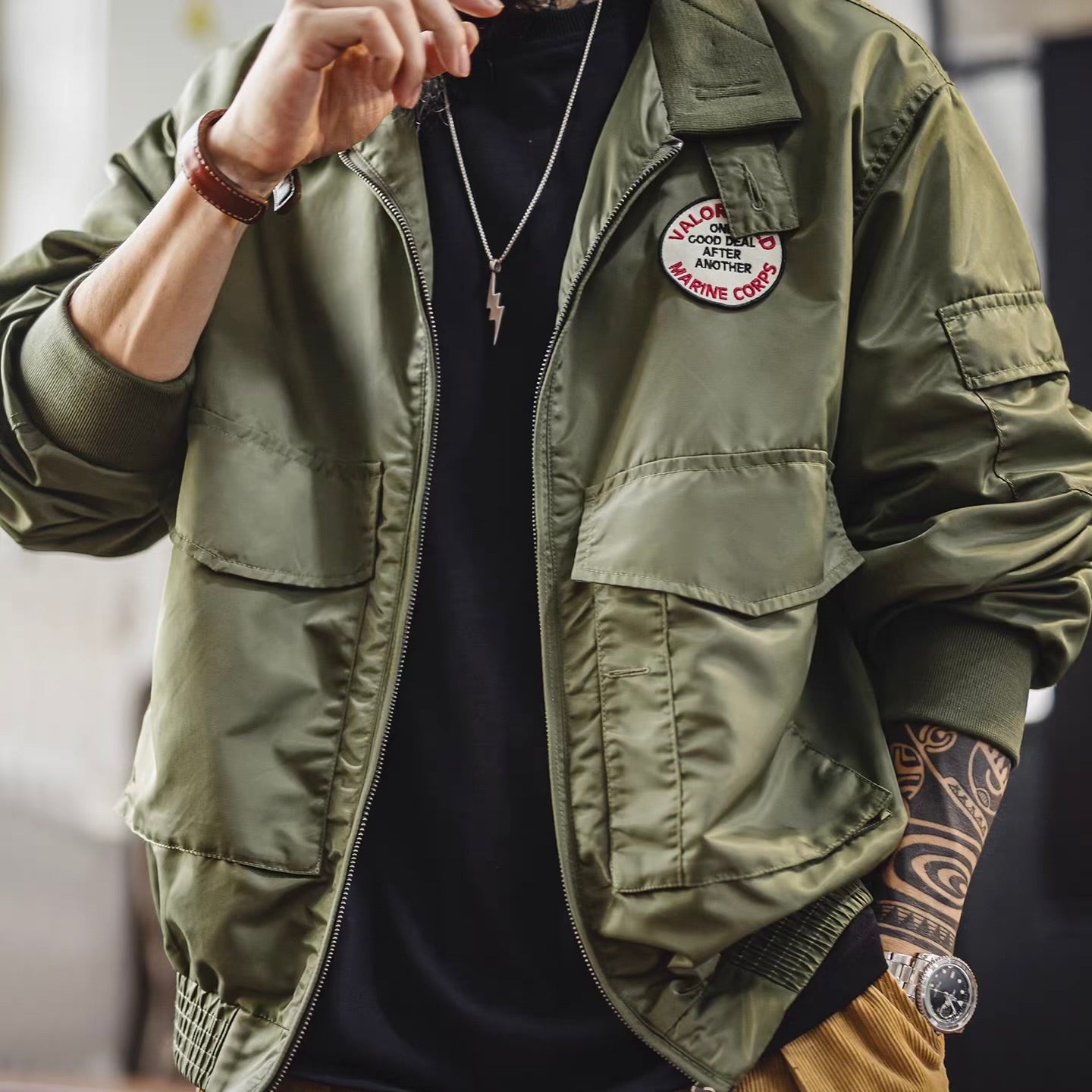 ミリタリー 軽量 アサルトジャケット（1Color）251091