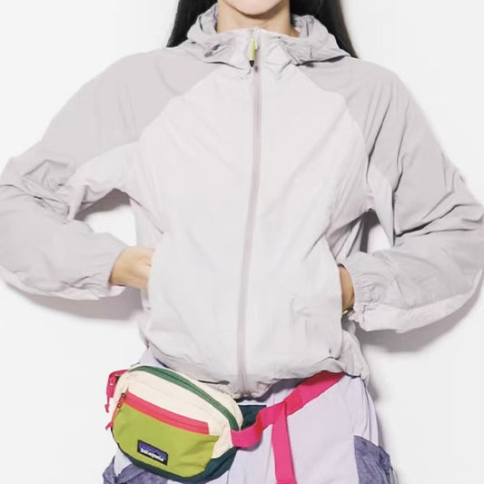 UVカット バイカラー フード付ジャケット（3Colors）260293