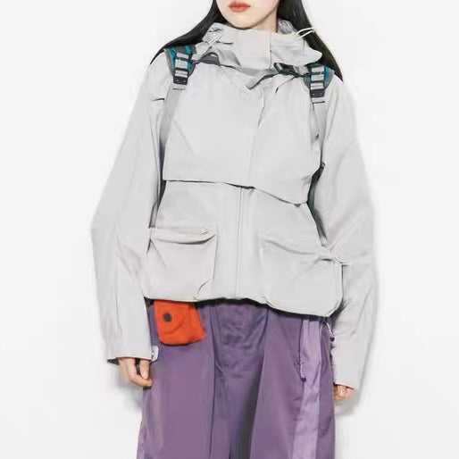 ベストセット フード付ショートジャケット（4Colors）250857