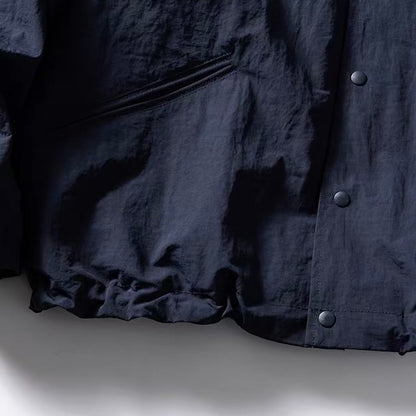 裾ドローコード シンプル コーチジャケット（2Colors）250158