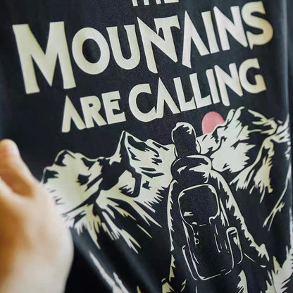 アクセントカラー バックプリント長袖Tシャツ（1Color）250728
