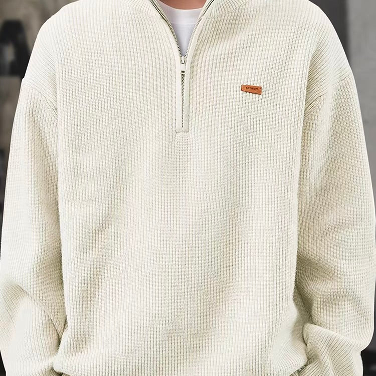 ハーフジップ タートルネック セーター（3Colors）251077