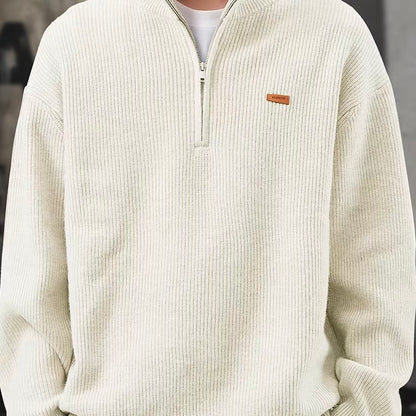 ハーフジップ タートルネック セーター（3Colors）251077