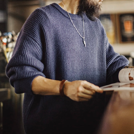 シンプル リブニット セーター（1Color）250957