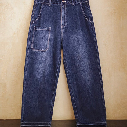 ワンポイントポケット ウォッシュドデニムパンツ（1Color）250988