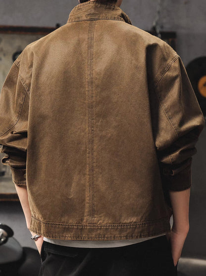 ヴィンテージテイスト スタンドカラージャケット（1Color）260083