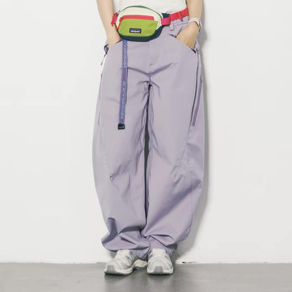 ロングベルト付 パラシュートパンツ（5Colors）260393