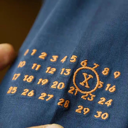 ロゴ刺繍 ダメージ 長袖Tシャツ（1Color）250694