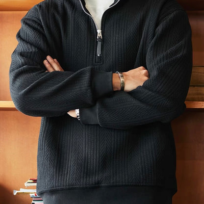 裏起毛 ハーフジップ プルオーバー（2Colors）250999