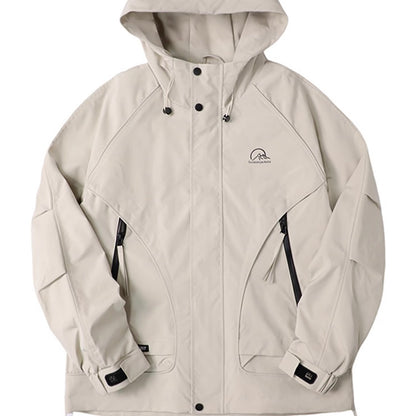 デザインポケット フード付スポーツジャケット（4Colors）251021