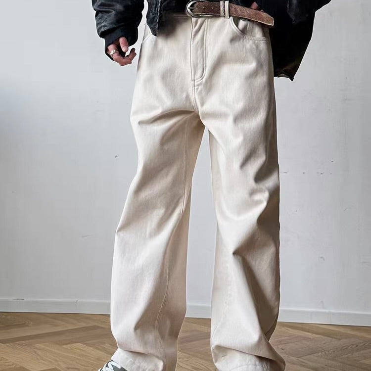 ヘビーウェイト 裏起毛 ストレートパンツ（4Colors）260008