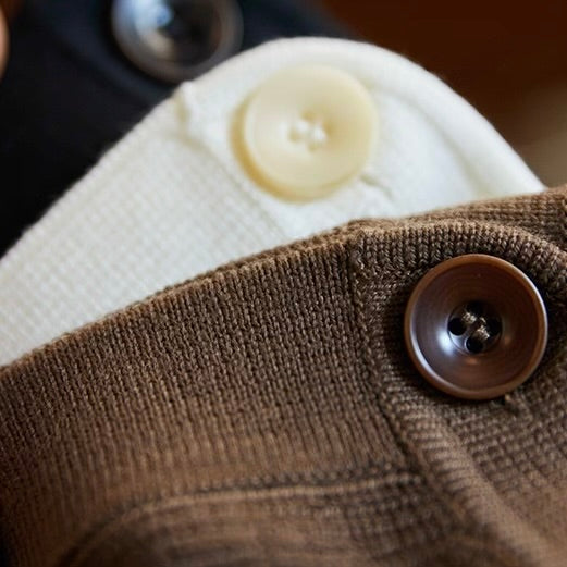 ヘンリーネック ニットプルオーバー（3Colors）250930