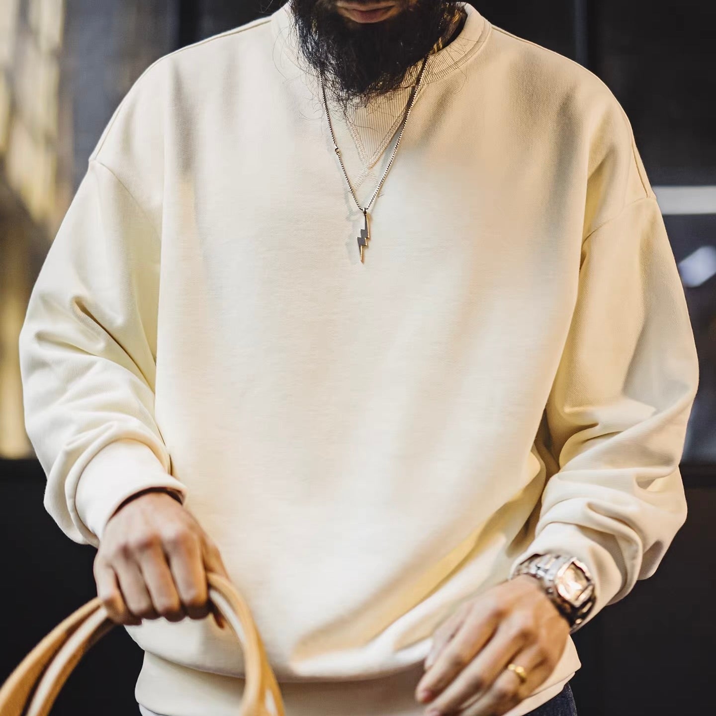 シンプル スウェット プルオーバー（3Colors）260065