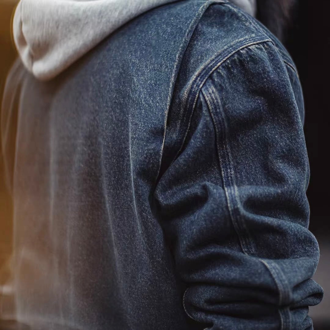 ウォッシュドデニム フルジップジャケット（1Color）260022