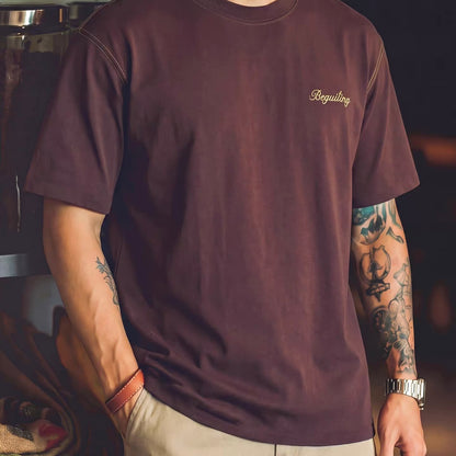 シンプルロゴ ポイントステッチ Tシャツ（3Colors）260358