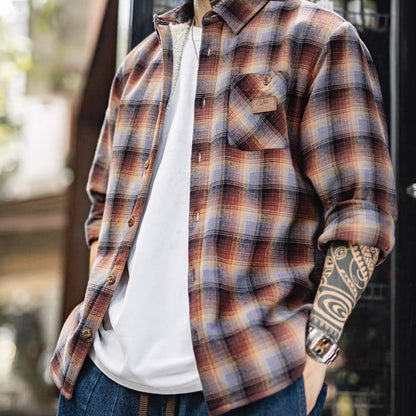 防寒 裏ボア チェックシャツ（1Color）250899