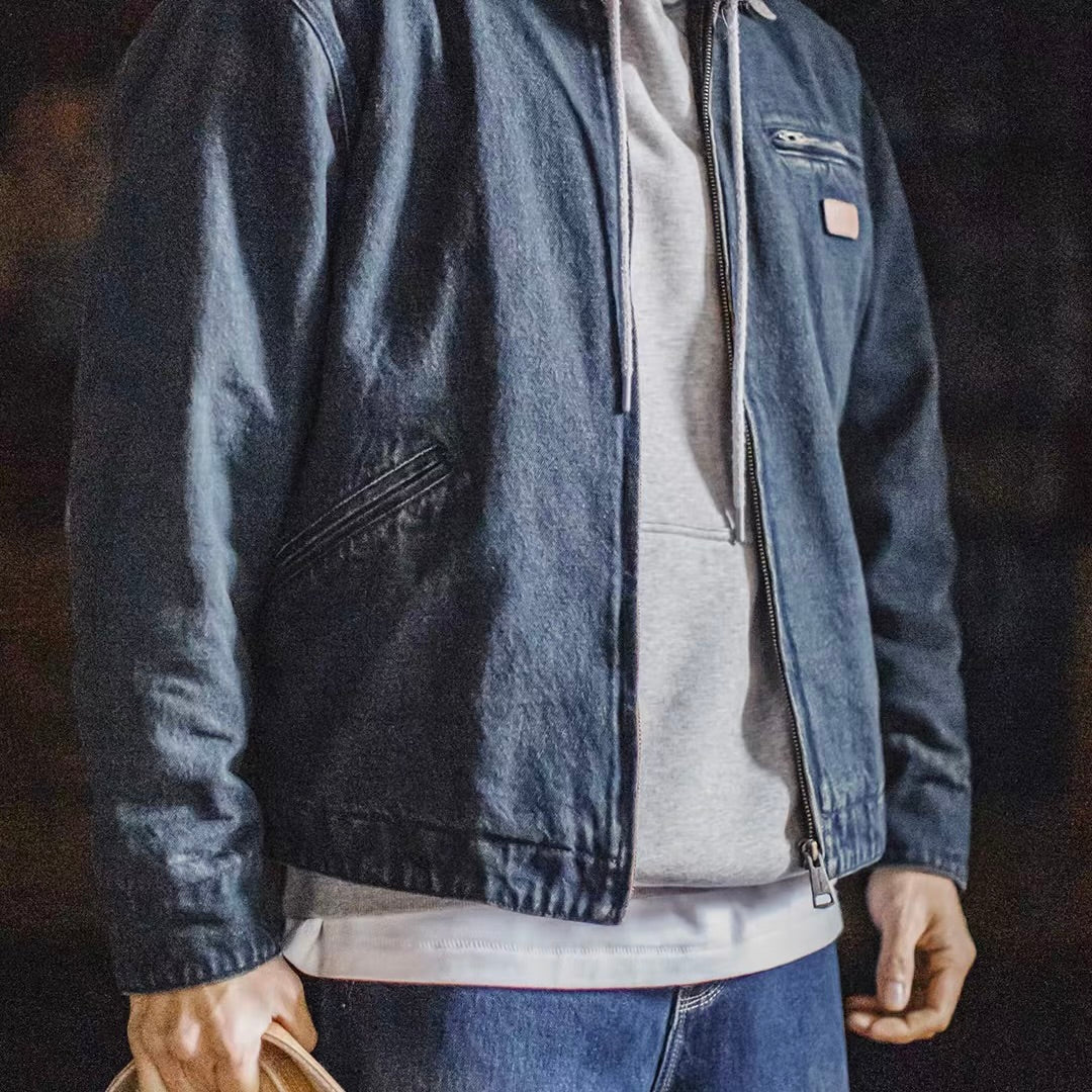 ウォッシュドデニム フルジップジャケット（1Color）260022