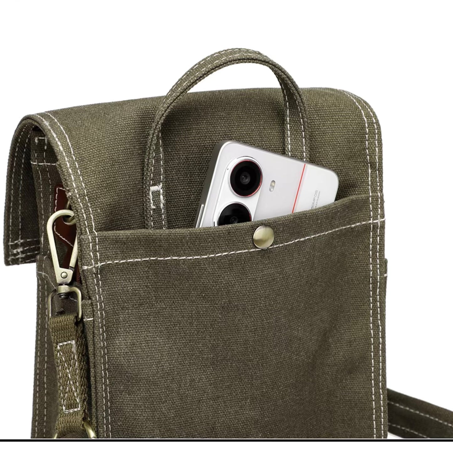 レトロ キャンバス ミニショルダーバッグ（1Color）260162