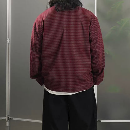 チェック スタンドカラー ライトジャケット（2Colors）260160