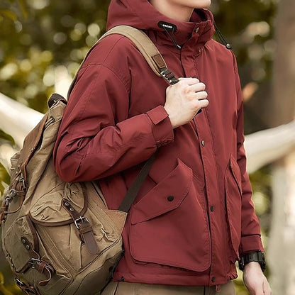 裏起毛 フード付 ワークジャケット（3Colors）251020