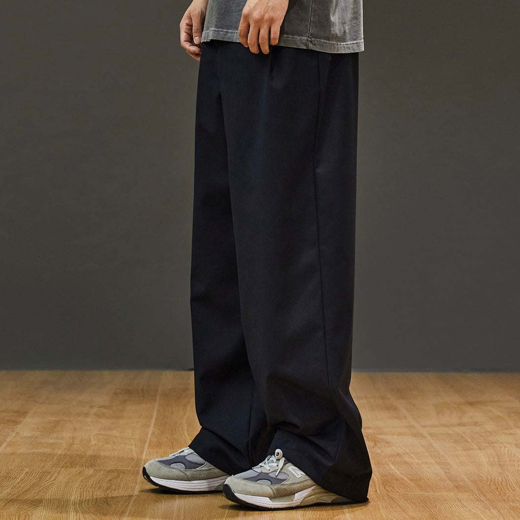 ストレート ワイド ハンサムパンツ（3Colors）250608
