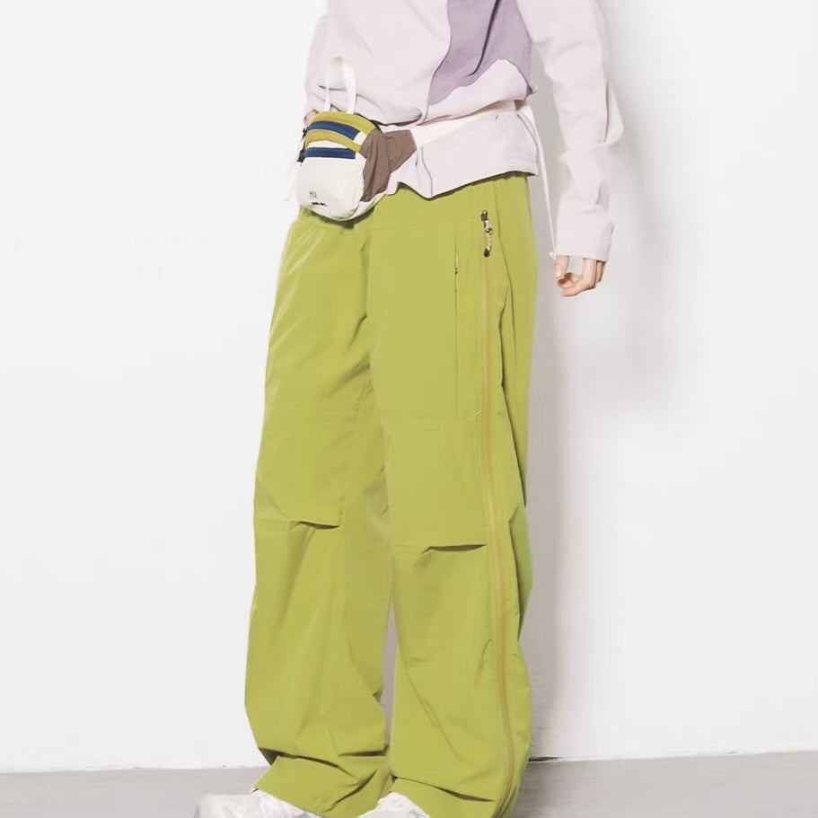 サイドジップ パラシュートパンツ（3Colors）260167