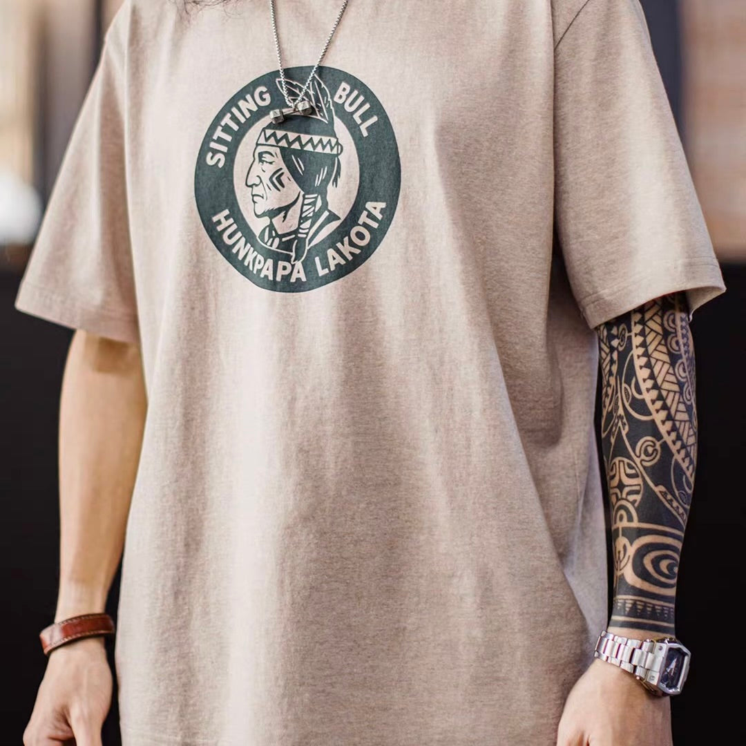インディアンモチーフ 半袖Tシャツ（1Color）260508