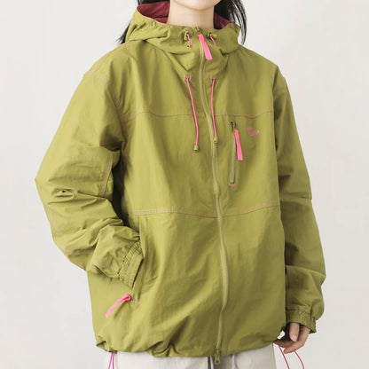 裾ドローコード フード付ウィンドブレーカー（2Colors）260064