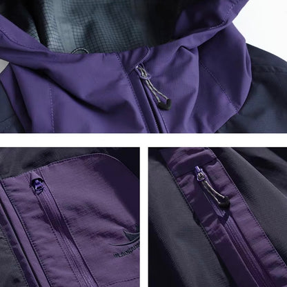 撥水 アクセントカラー フード付ジャケット（5Colors）250865