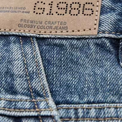 アメリカンレトロ ウォッシュドデニム テーパードパンツ（1Color）260001