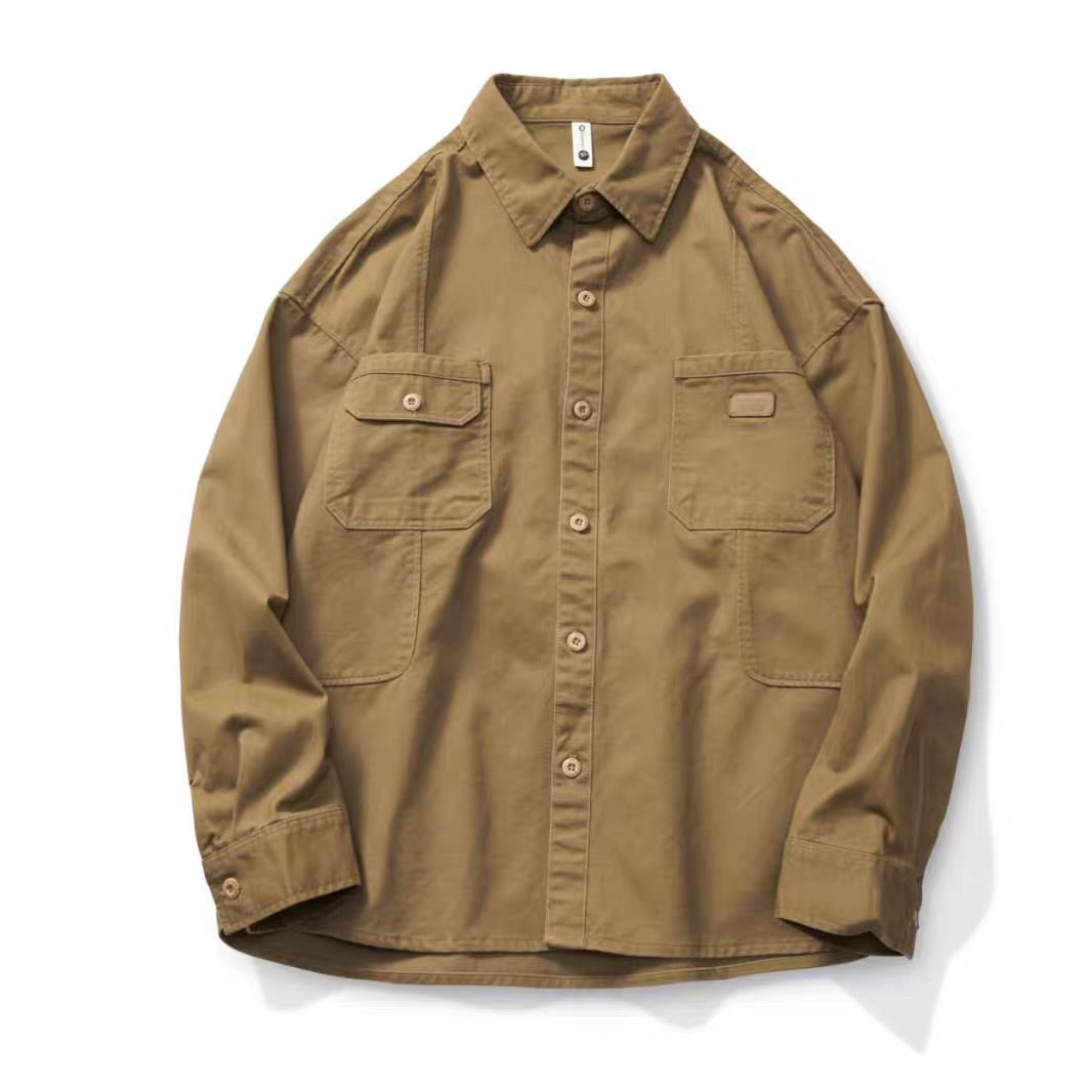 厚手 ウォッシュドワークシャツ（4Colors）260214