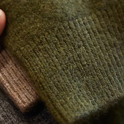 ヘビーウェイト ポロカラーセーター（3Colors）250908