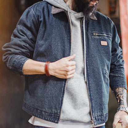 ウォッシュドデニム フルジップジャケット（1Color）260022